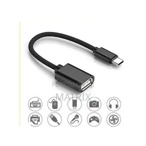 Otg Connect Kit Cable Micro Usb Cable Type C - Blacķ