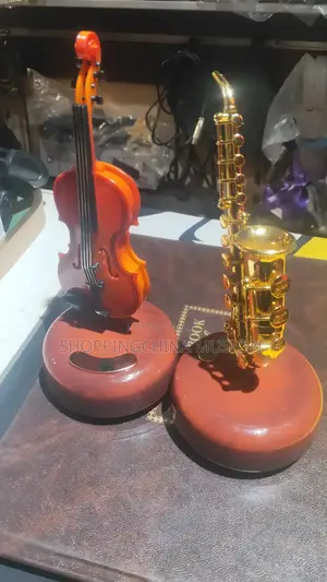Music Box Saxophone Violin Birthday