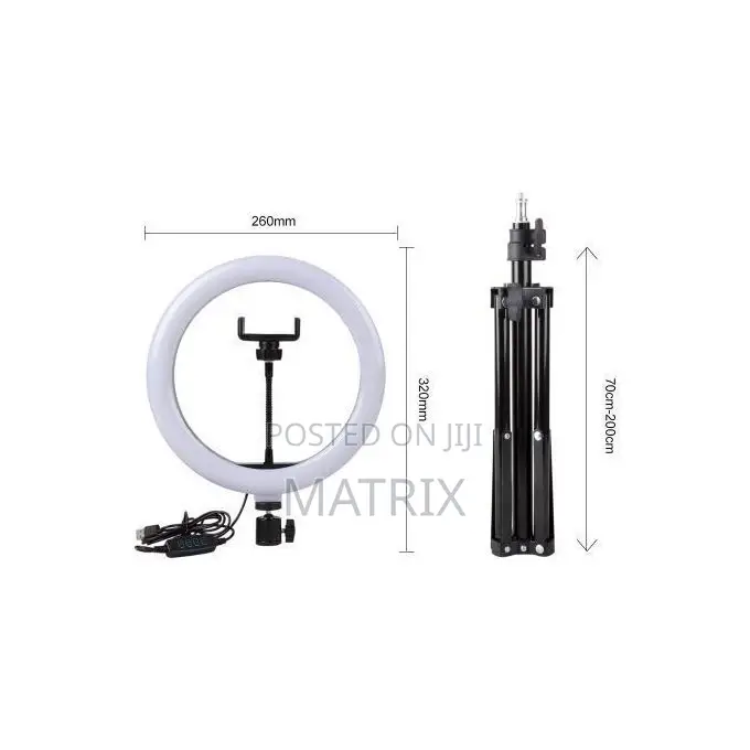 10 Inch Ring Light With Stand, For Live Stream