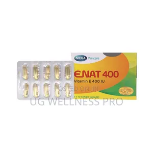 Enat 400 Vitamin E, Natural Vitamin E Capsules – 30 Capsules