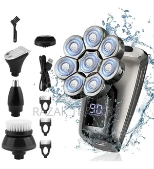 5 in 1 Men's Floating Razor Rechargeable Shavers Waterproof