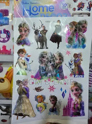 Princess Kids Home Decoration Stickers