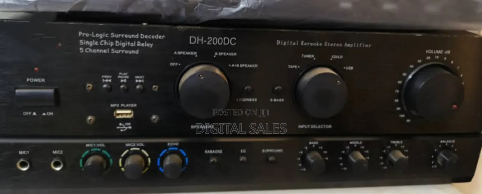 Daishu Professional Digital Karaoke Stereo Amplifier.