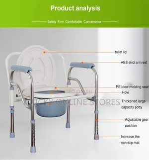 Foldable Stainless Adult Potty