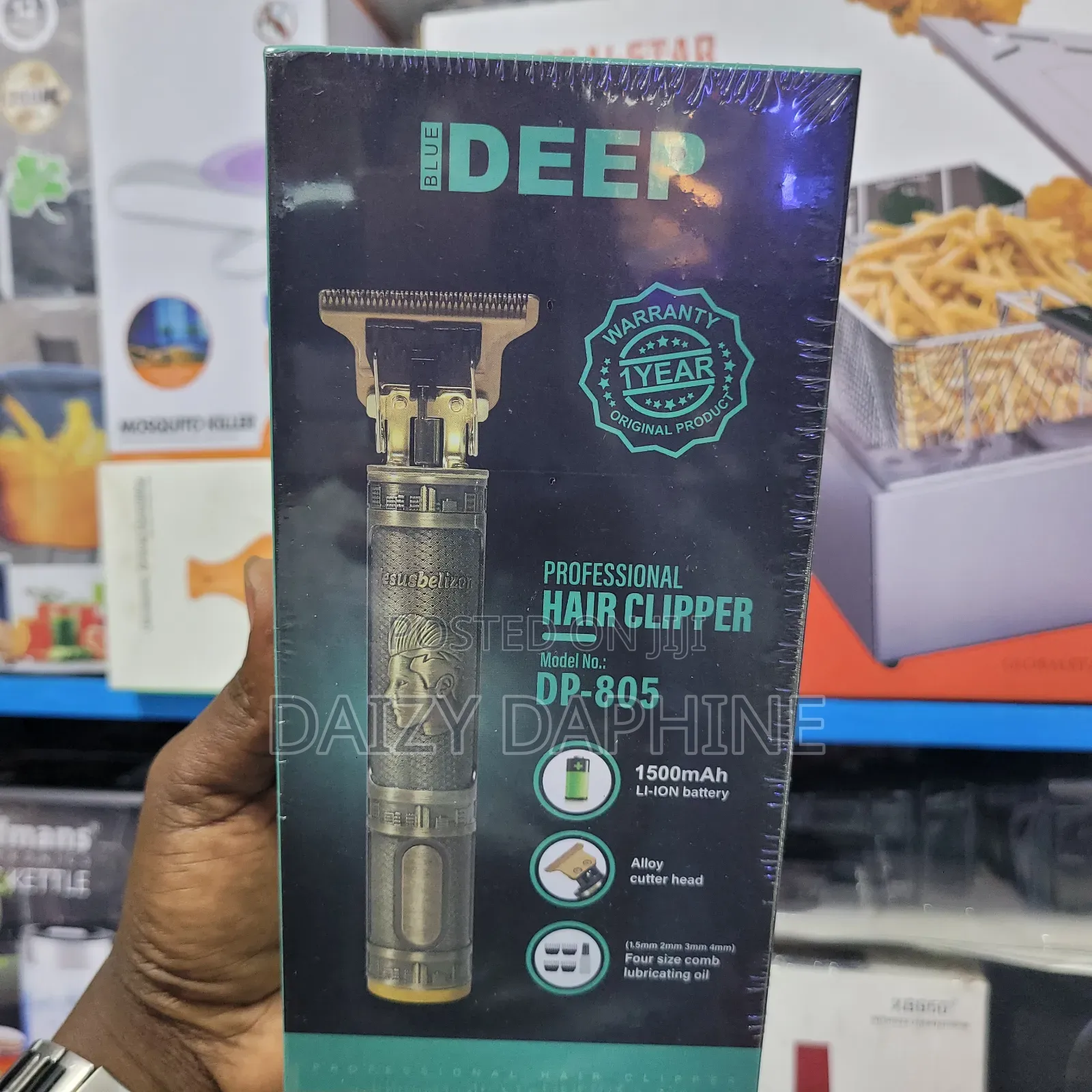 Blue Deep Hair Trimmer Machine