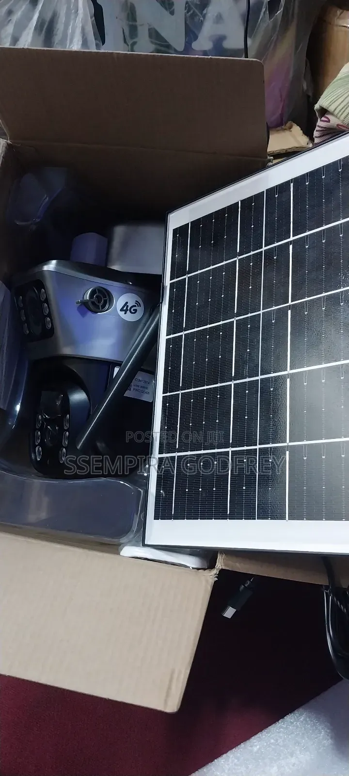 Solar Camera With Solar Light