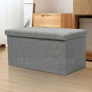 2 Seater Foldable Fabric Bench Stool Storage Box