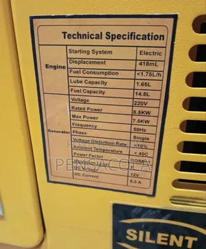 7.5kva Generator