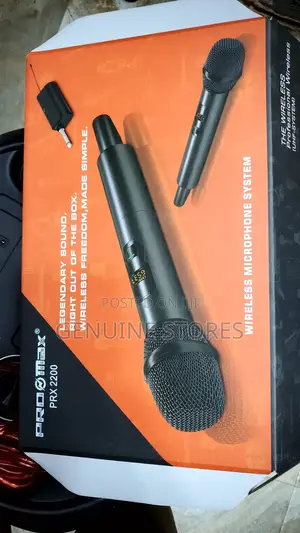 Promax Double Wireless Microphones.