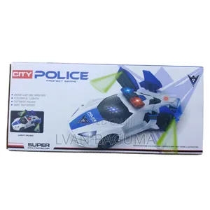Police Car Toy for Kids - Doors Open, Dump and Go