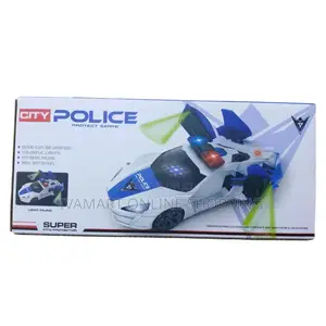 Police Car Toy for Kids - Doors Open, Dump and Go