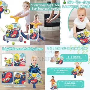3in1 Baby Push Walker and Activity Centes