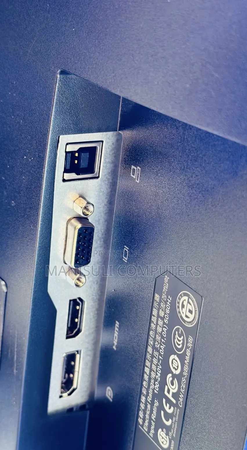 Hp Ips Vga Hdmi Dp Div Display Free Hdmi Cable