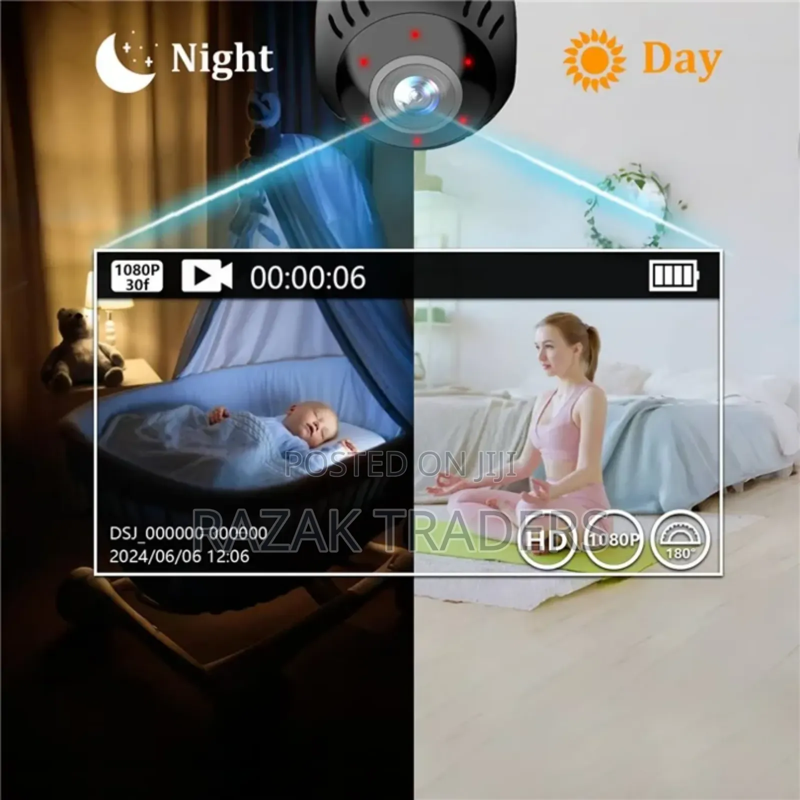 Intelligent Wifi Camera Home Security Real Time Playback
