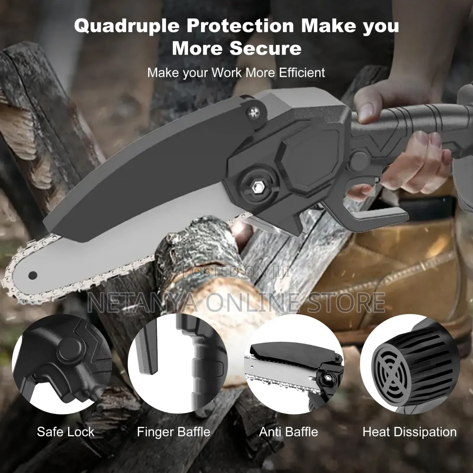 Mini Rechargeable Chain Saw