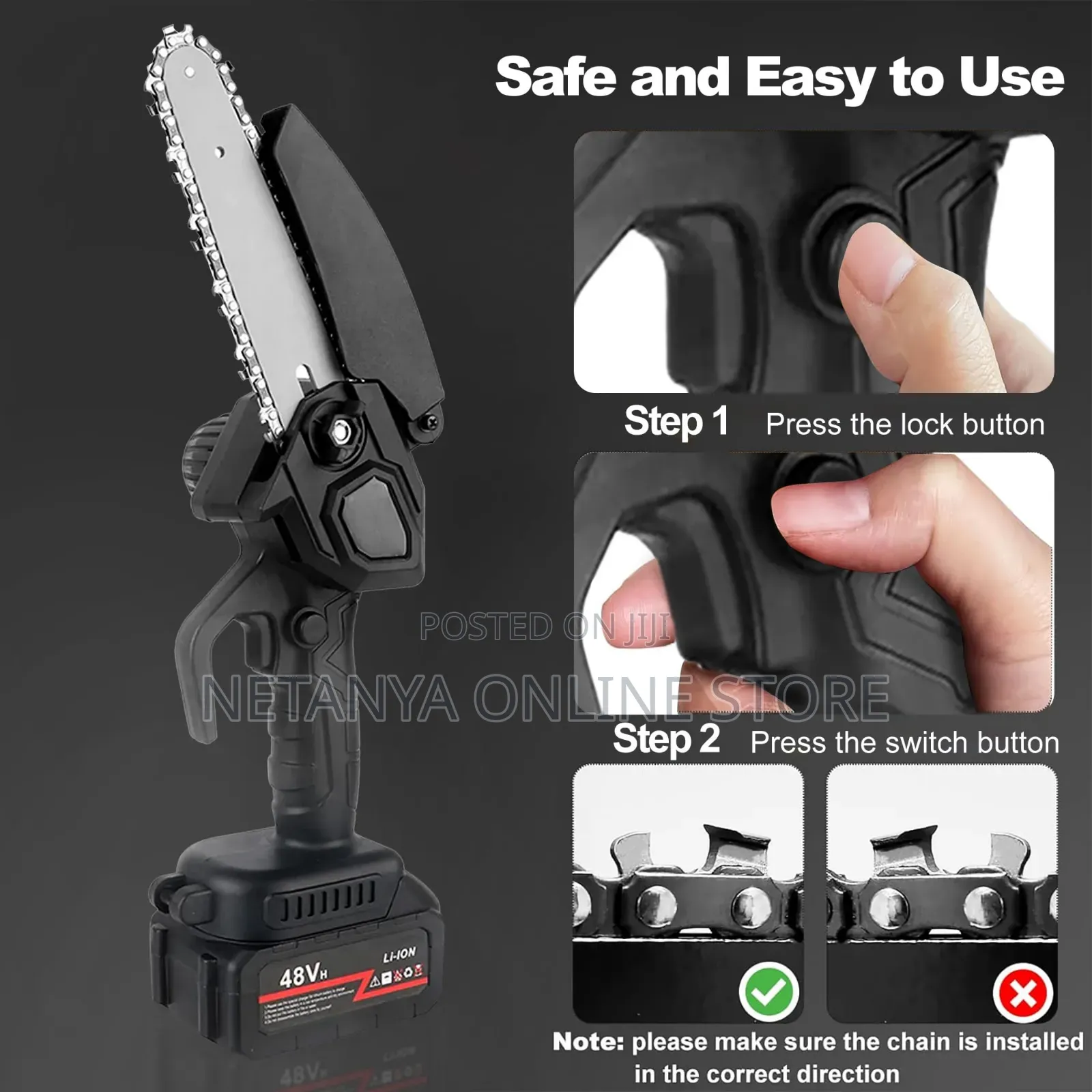 Mini Rechargeable Chain Saw