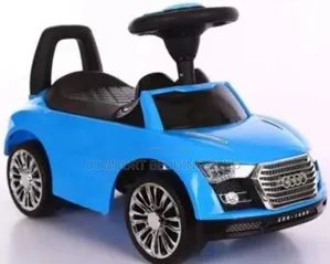 Musical Push Car Blue