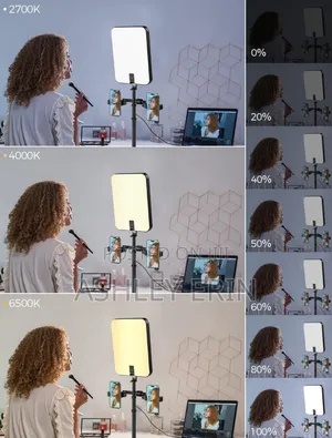 Portable Rechargeable Led Video Light With Stand