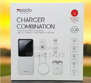 Yesido 5 in 1 Combo Pack Charger Combination