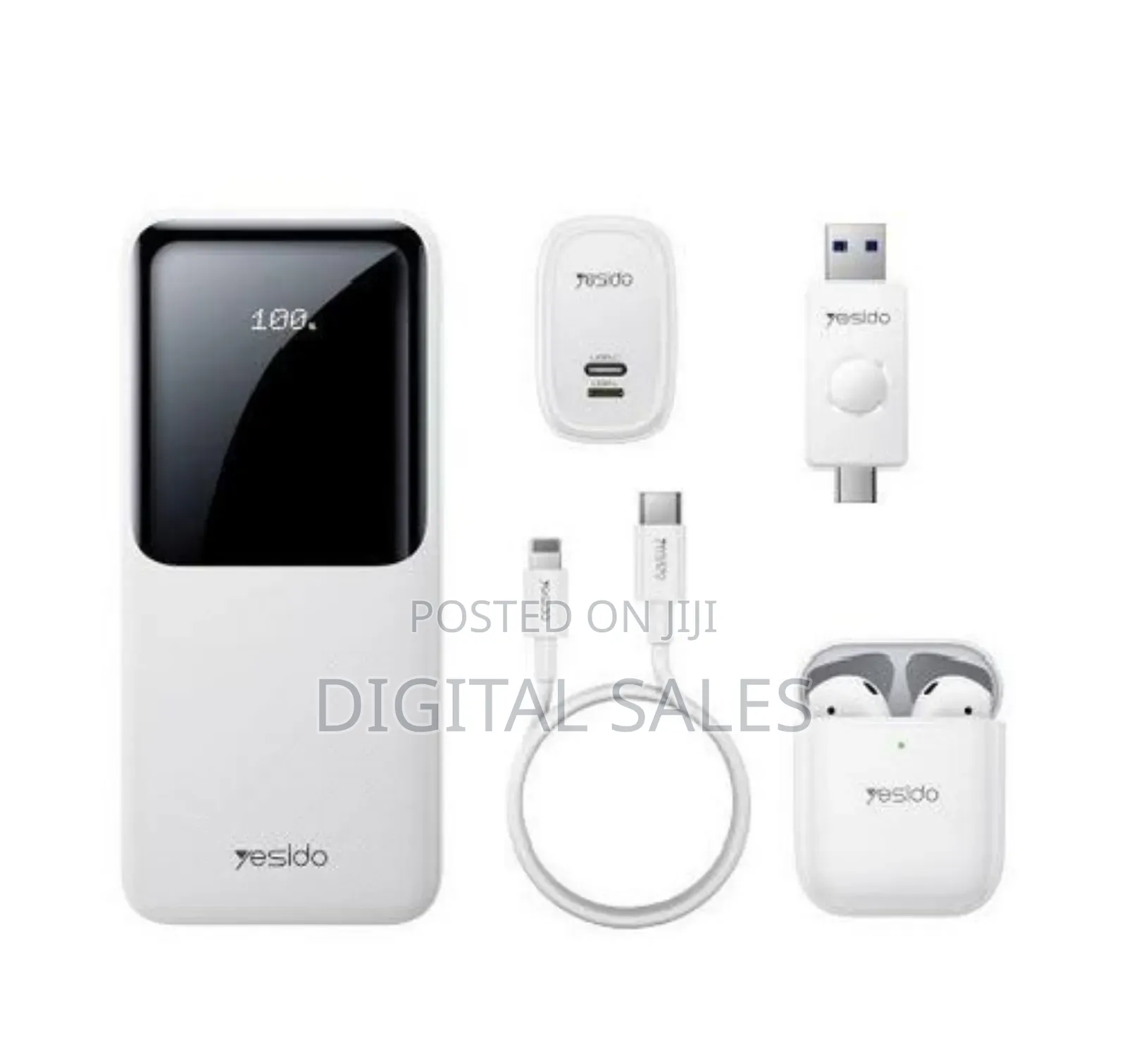 Yesido 5 in 1 Combo Pack Charger Combination