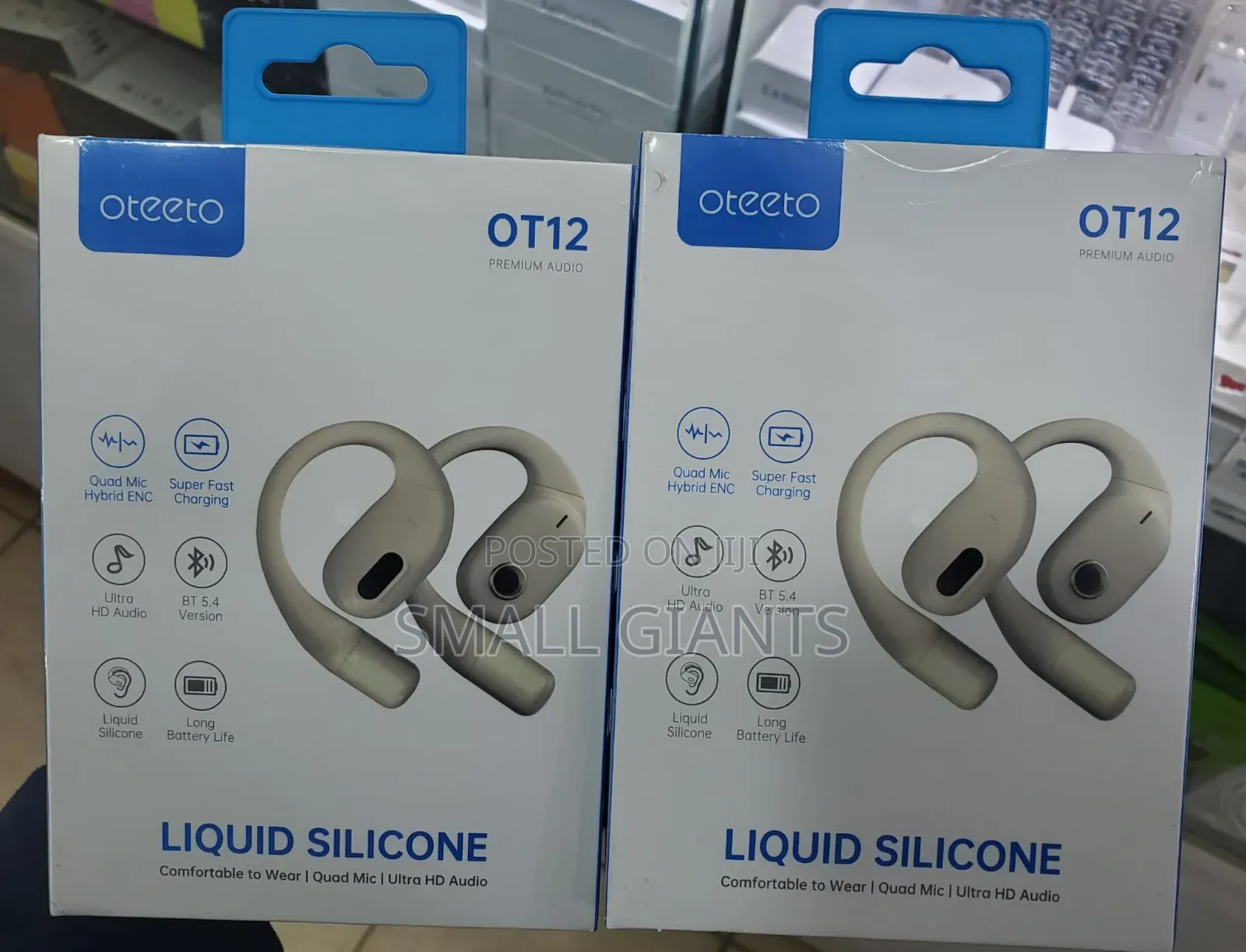 Oteeto Wireless Base Ear Clip Earphones