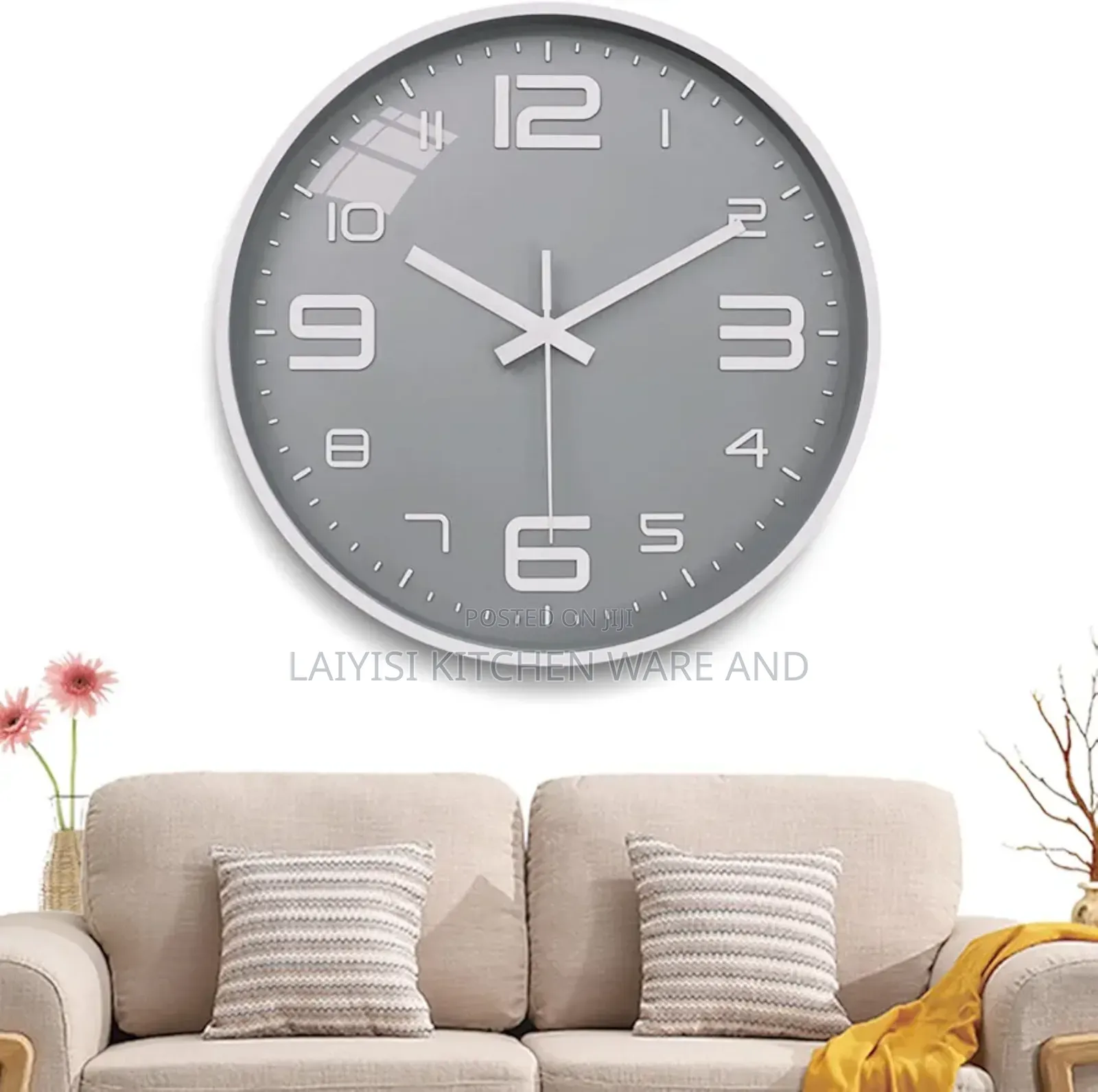 Modern Wall Clock – Stylish Silent Clock for Home Office