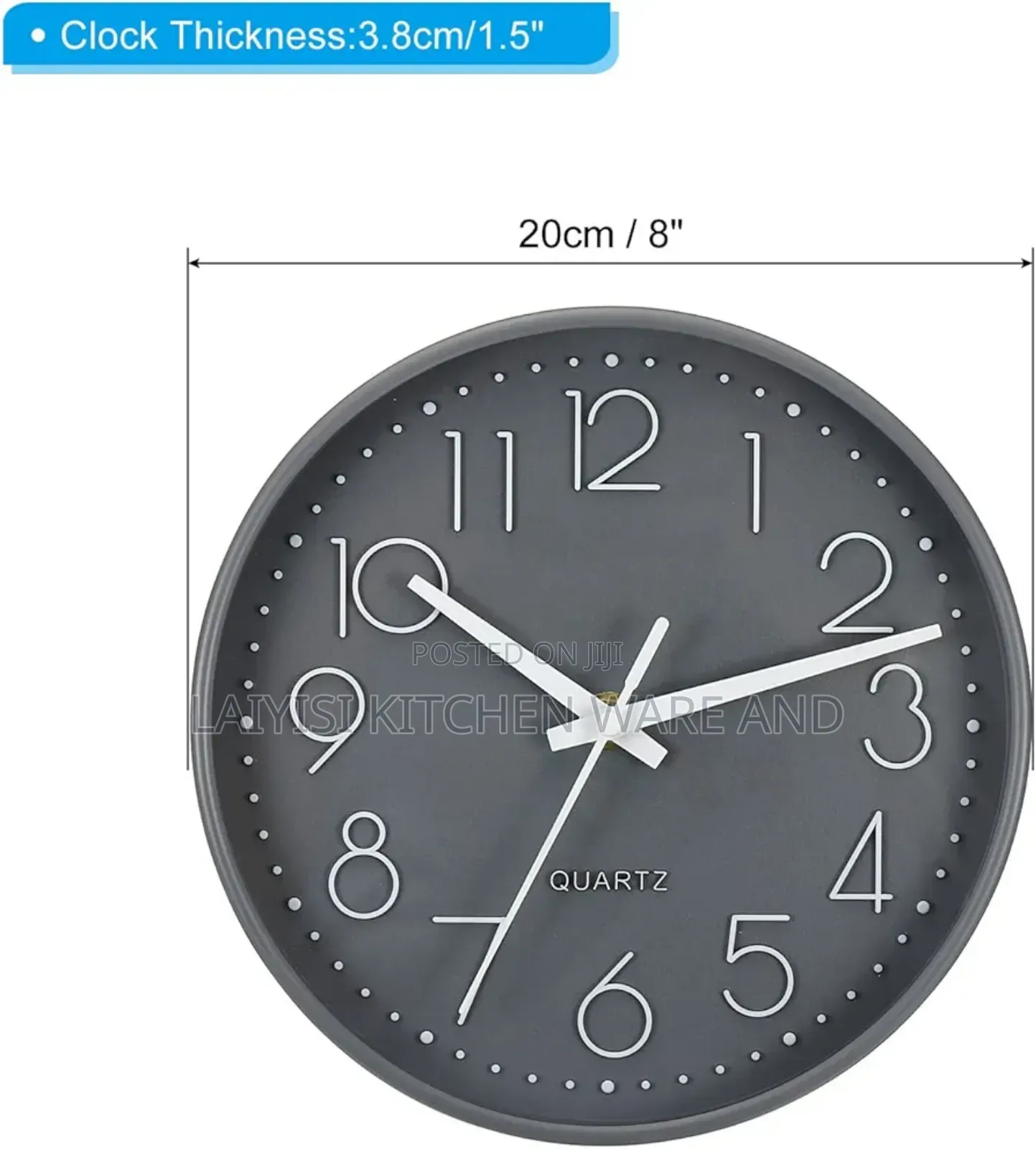 Modern Wall Clock – Stylish Silent Clock for Home Office