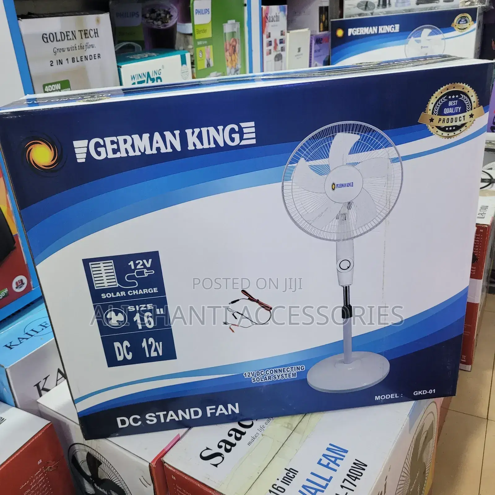 Solar Fan Ac and Dc, Electric Stand Fan
