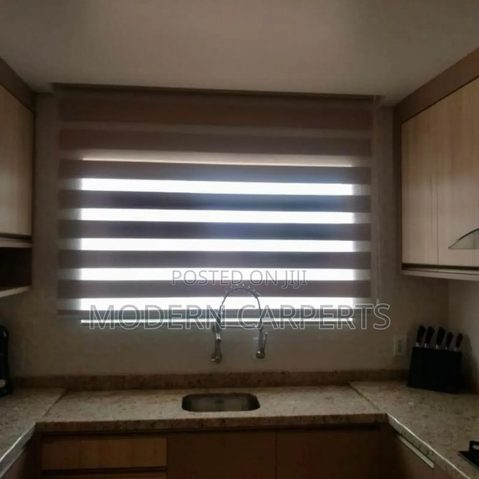 Window Zebra Kitchen Blinds