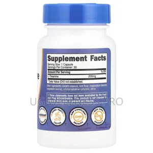 Nutricost, L-Theanine, 200 Mg, 30 Capsules