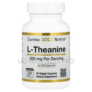 L-Theanine, Featuring Alphawave, 200 Mg, 60 Veggie Capsules