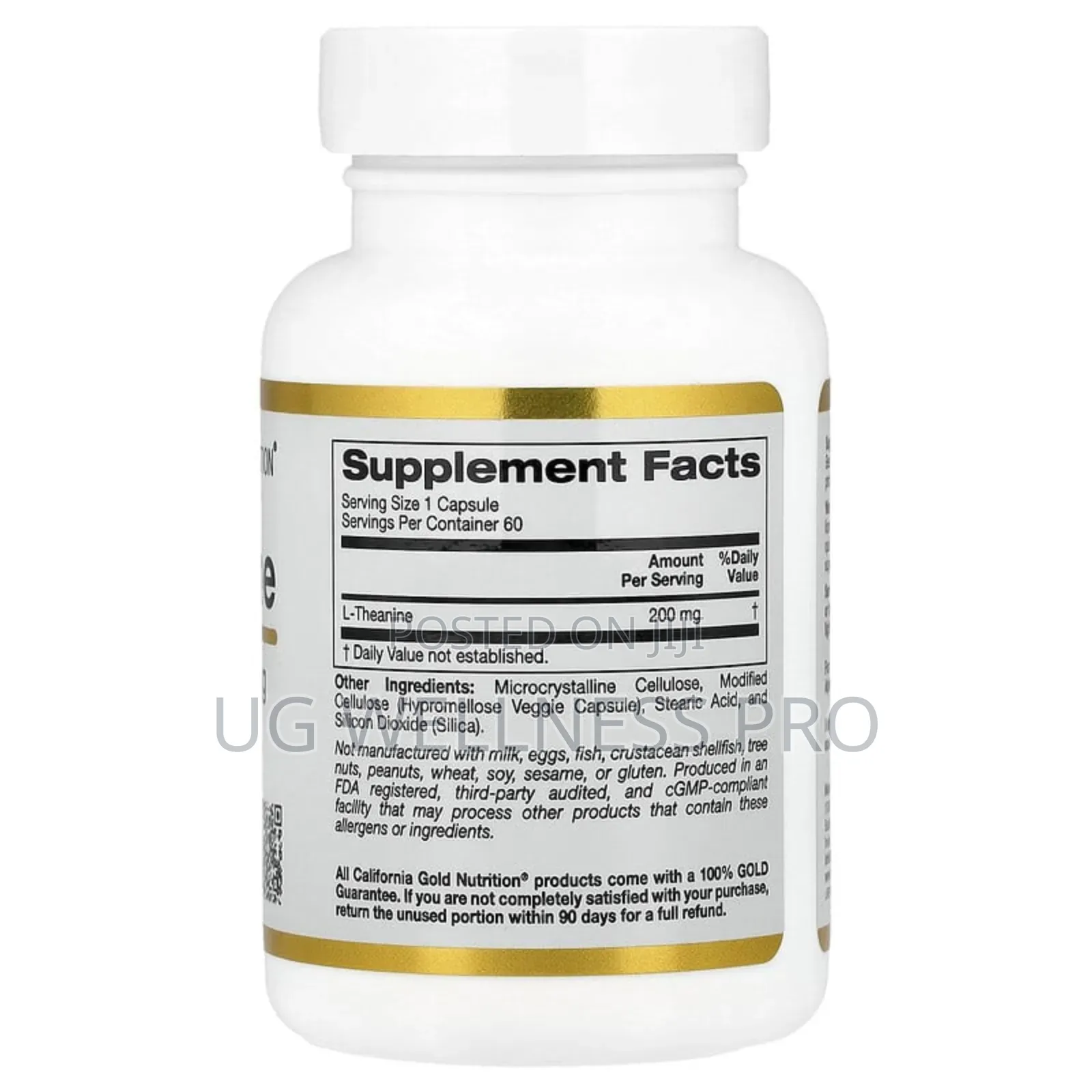 L-Theanine, Featuring Alphawave, 200 Mg, 60 Veggie Capsules