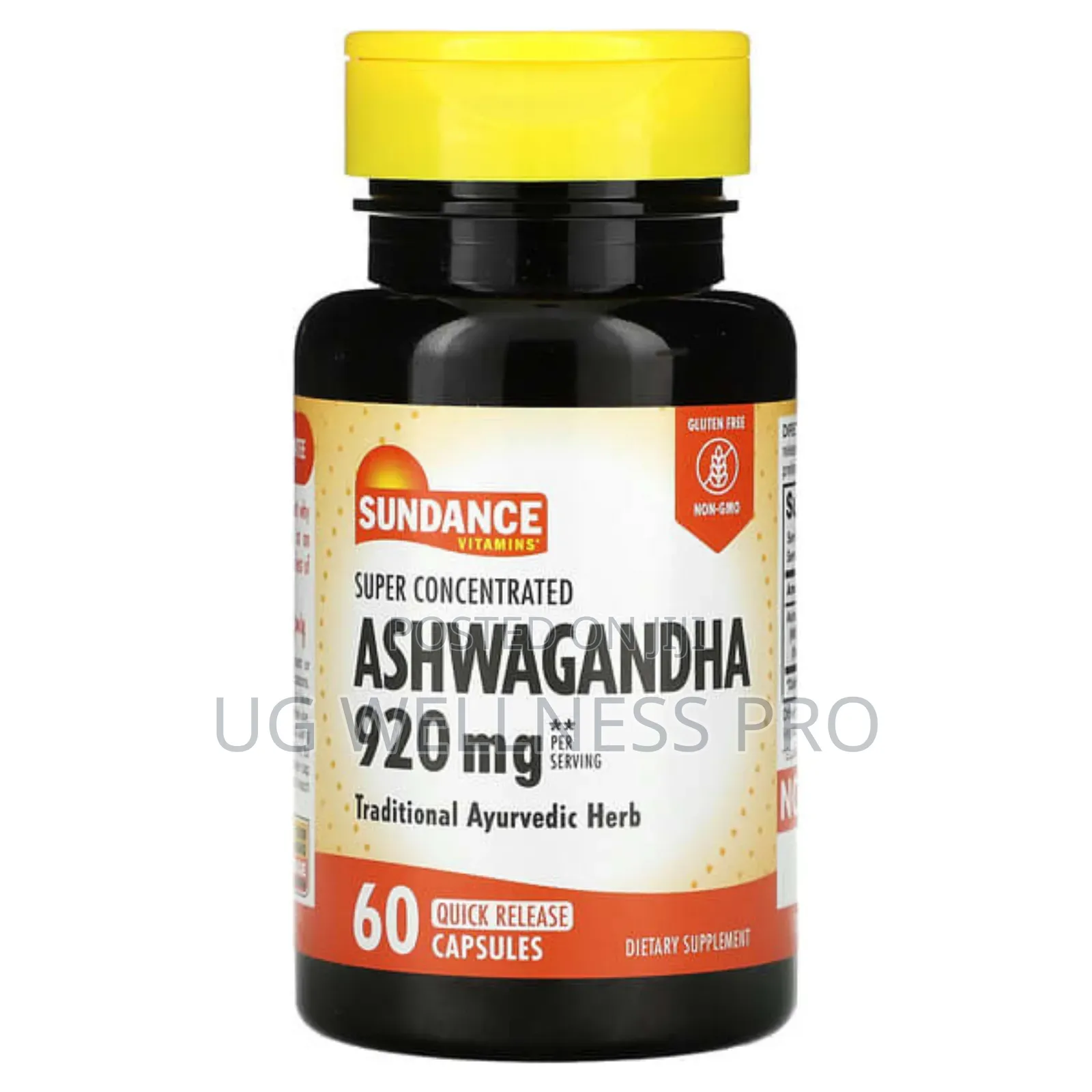 Super Concentrated Ashwagandha, 60 Quick Release Caps 460 Mg