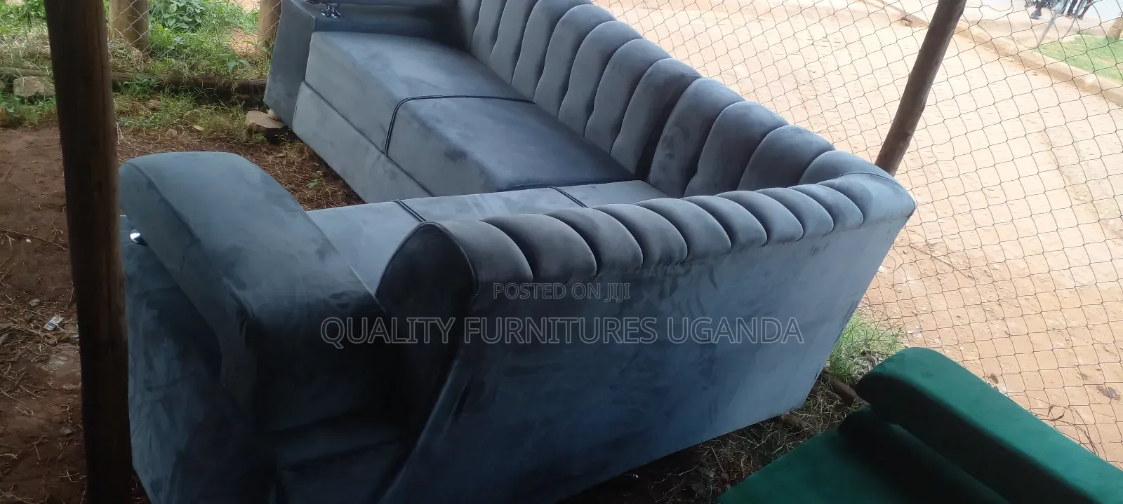 Advanced Five Sitter Gray Sofas