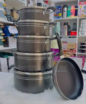 6pc Non Sticky Cooking Pot Set