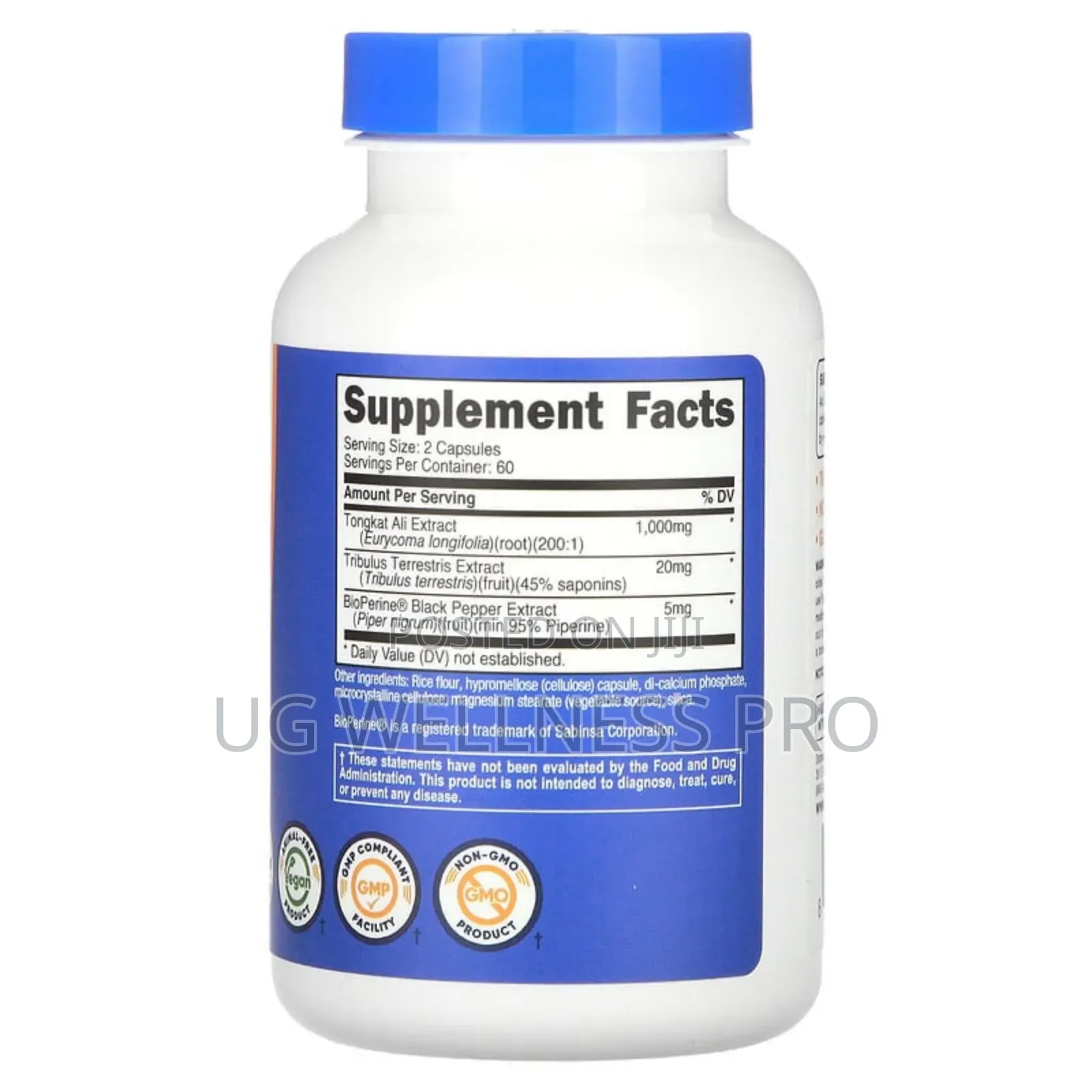 Nutricost, Tongkat Ali, 120 Capsules 2 Months Supply