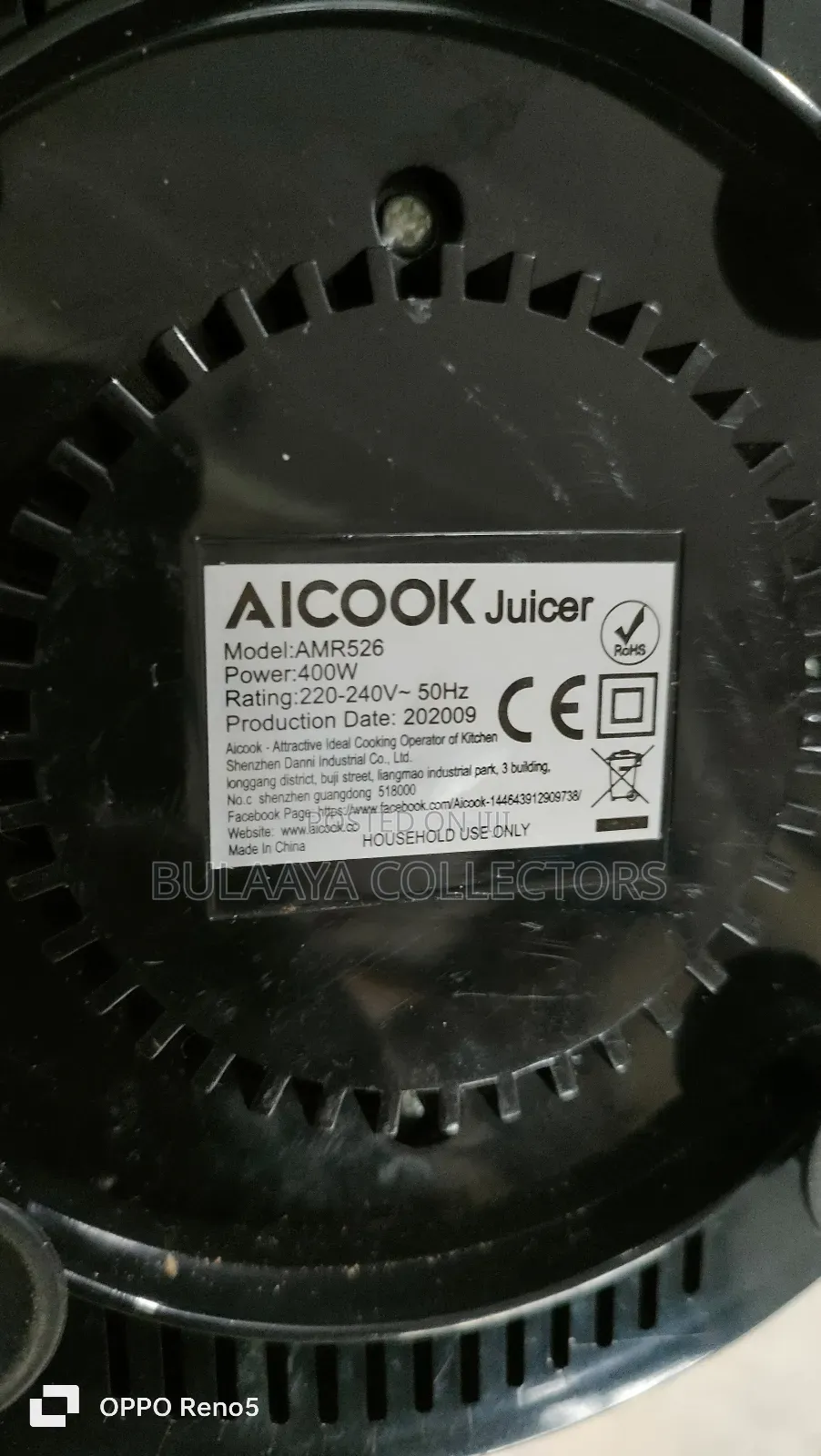 Aicook Juice Extractor, Uk Used