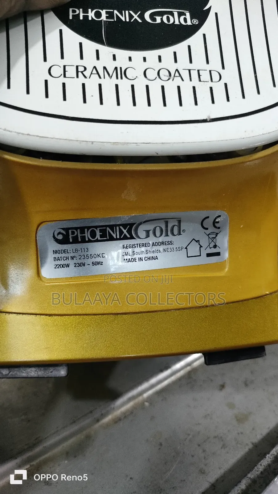 JML Phoenix Gold Cordless Steam Iron, Uk Used