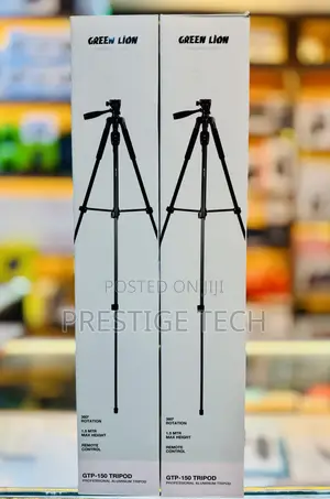 Green Lion Gtp 150 Professional Aluminum Tripod, 1.5m