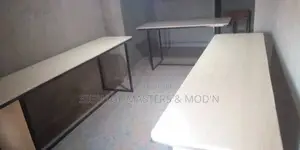 Working Table With Metal Frame