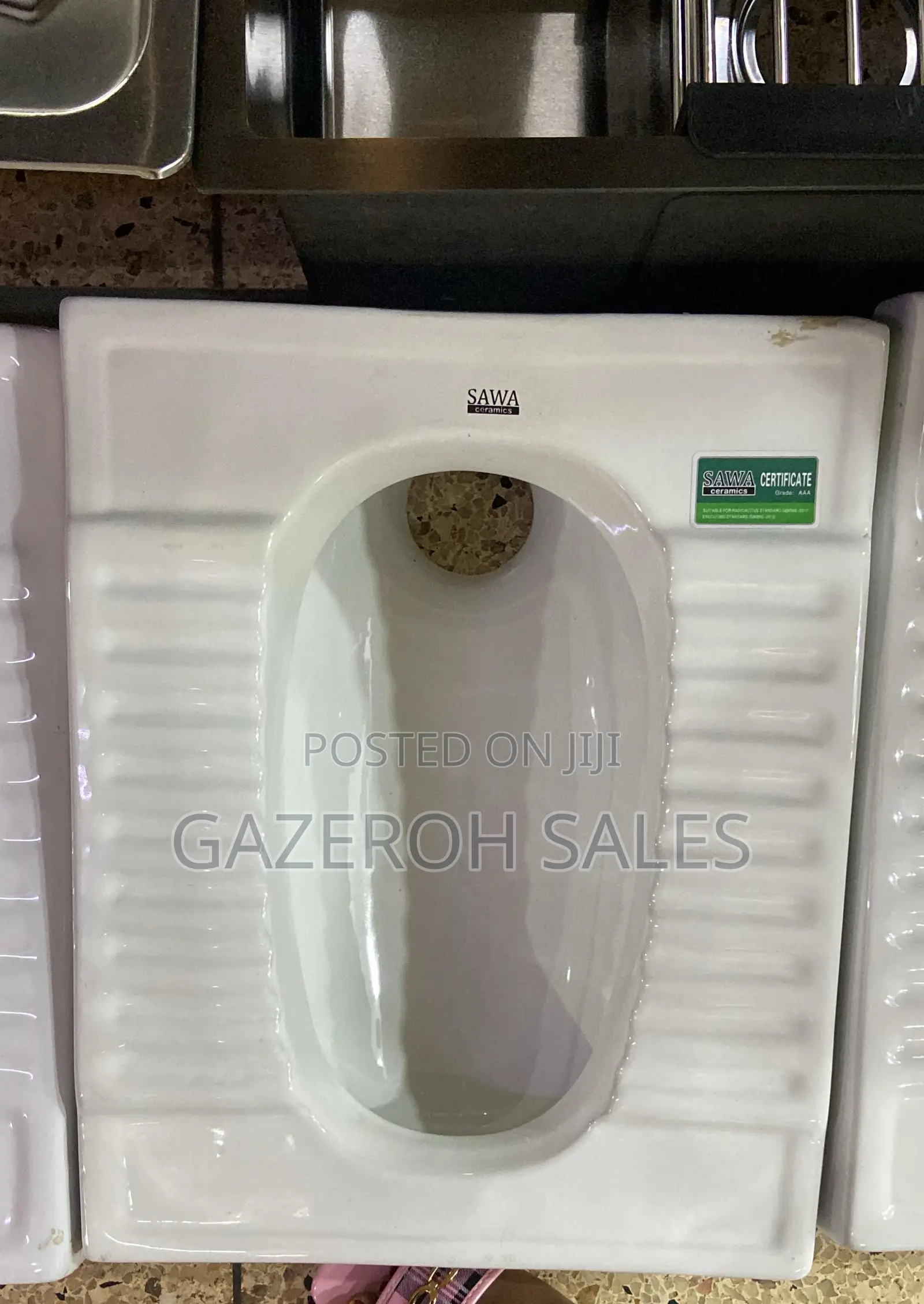 Sawa Squatting Toilet Pan With Plastic Cistern