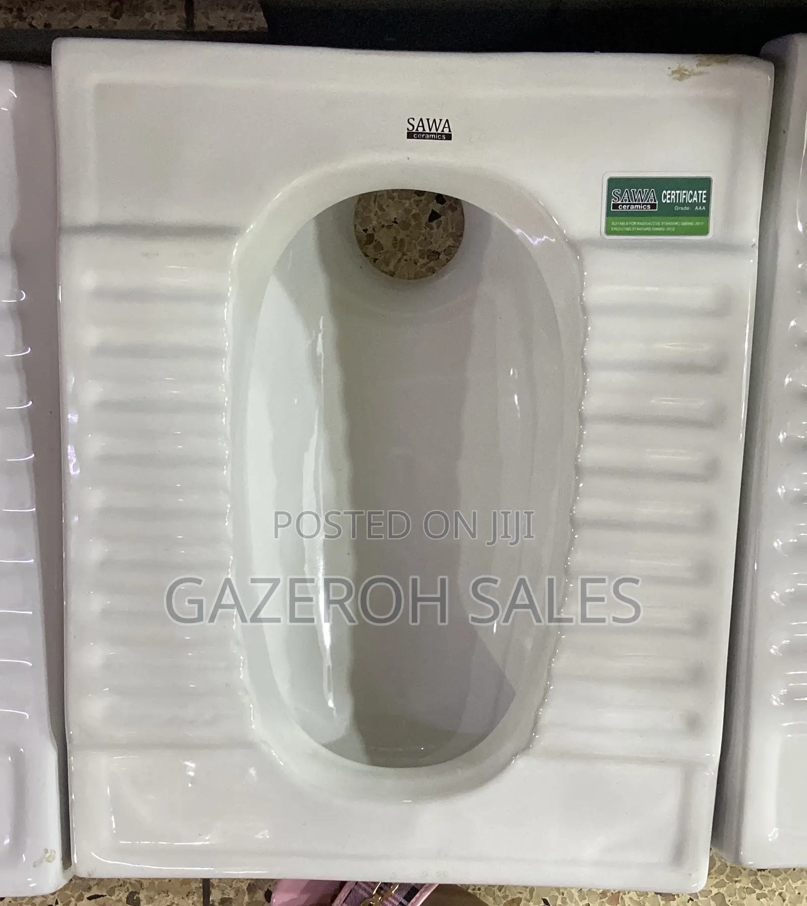 Sawa Squatting Toilet Pan With Plastic Cistern