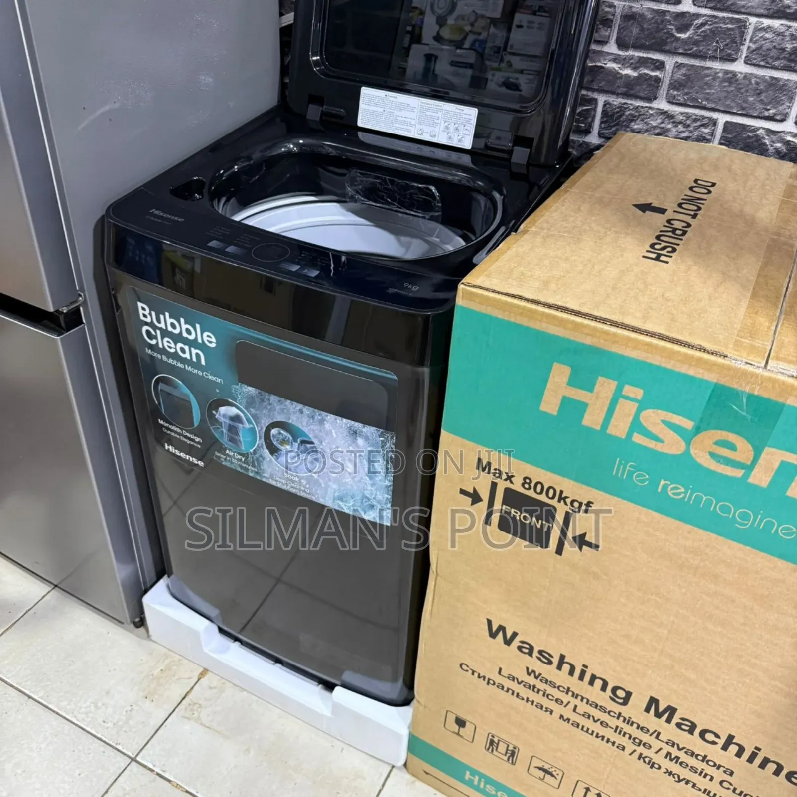 9kg Top Loader Washing Machine by Hisense