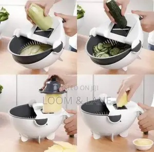 9 in 1 Vegetable Cutter With Drain Basket