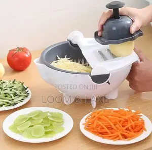 9 in 1 Vegetable Cutter With Drain Basket