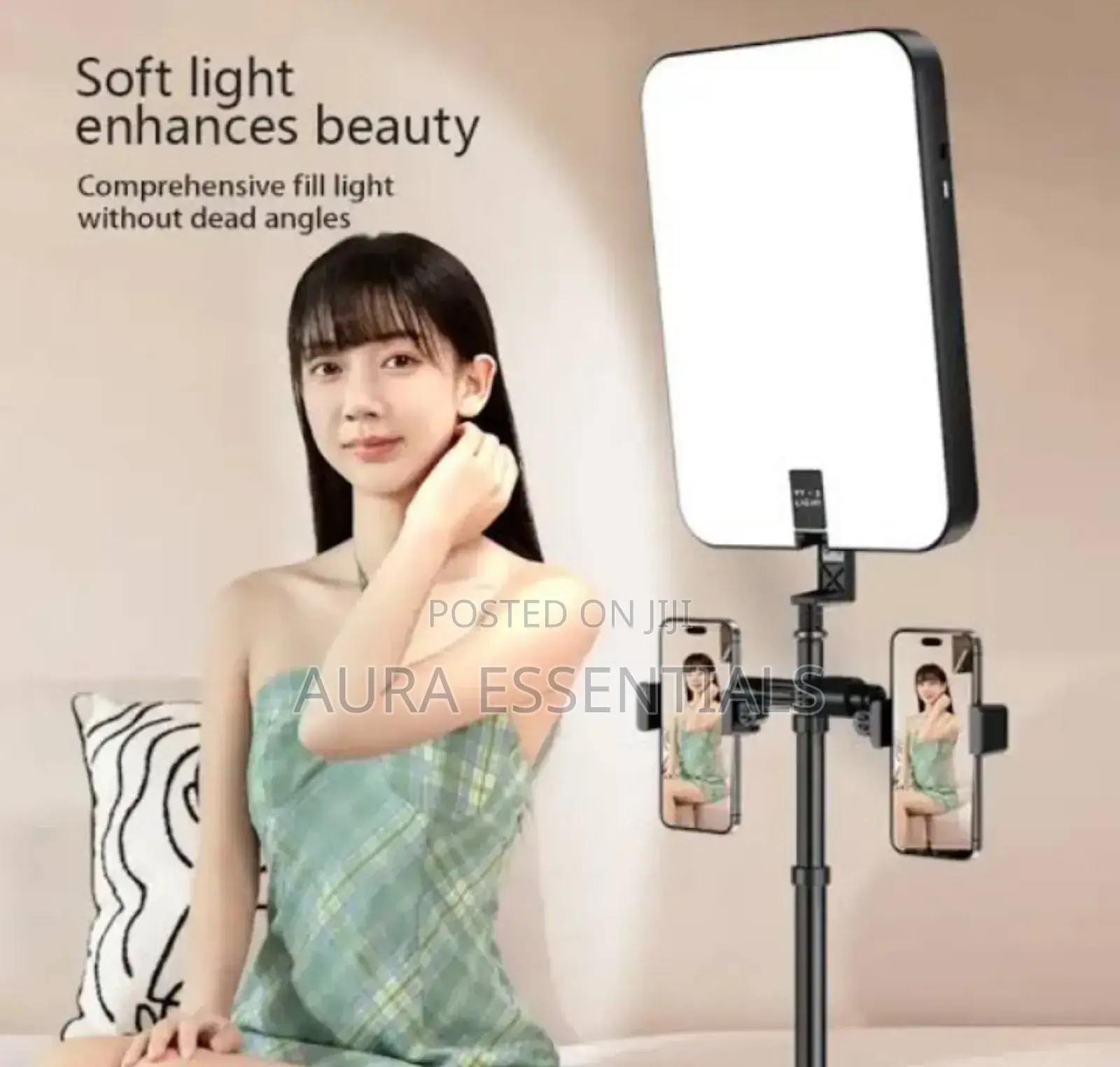 Portable Rechargeable Led Video Light With Stand