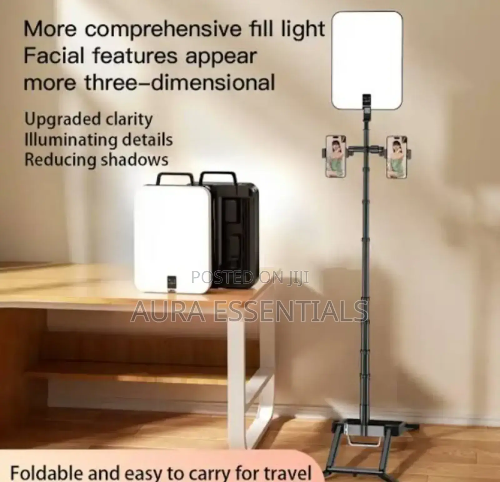 Portable Rechargeable Led Video Light With Stand