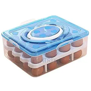Double Eggs Tray Storage