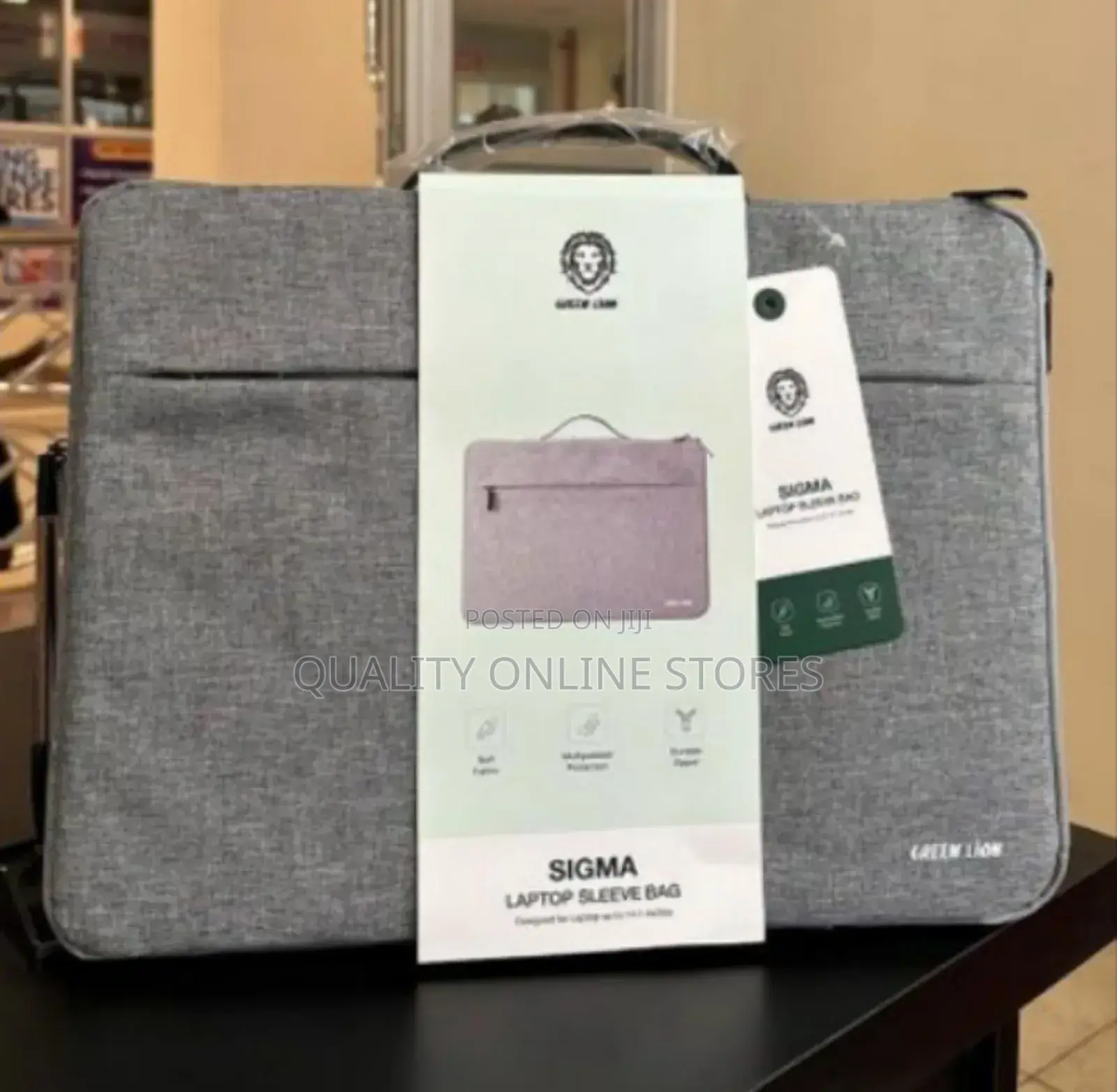 Green Lion Laptop Bag