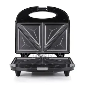 2 Slice Sandwich Maker Non Stick Surface Bread Toaster Baker